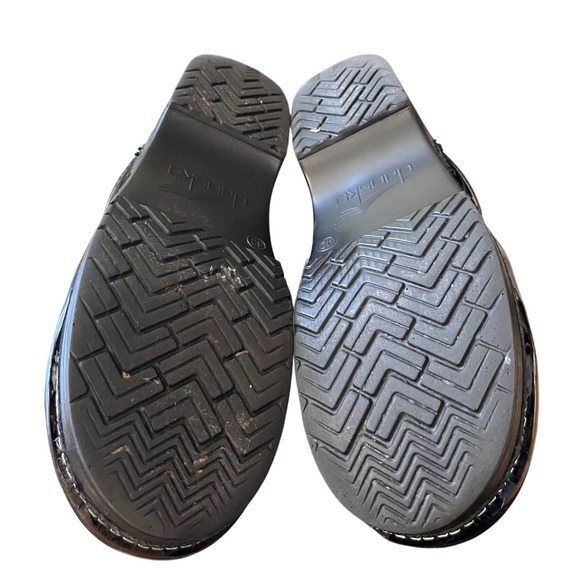Dansko Patent Leather Clogs Comfortable Slip On Shoes Women's Sz 42 US Sz11 - Picture 10 of 11